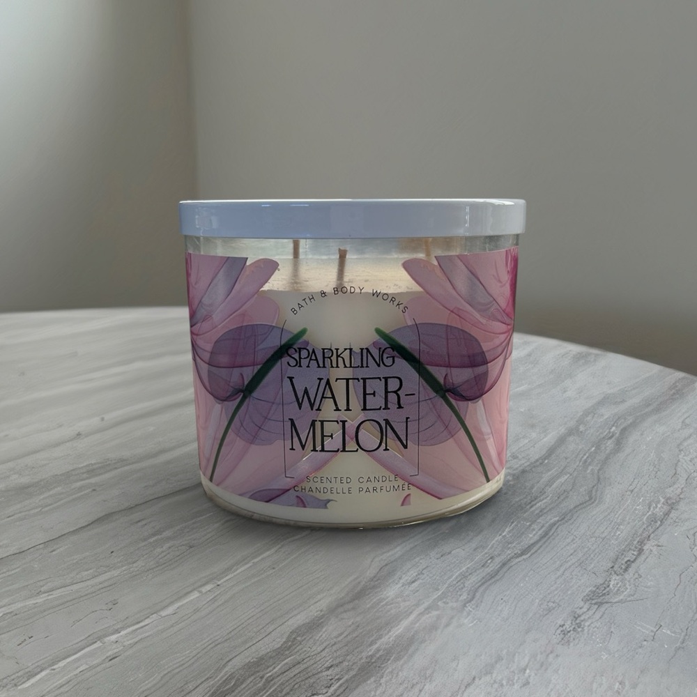 NEW Bath & Body Works Sparkling Watermelon Scented Candle